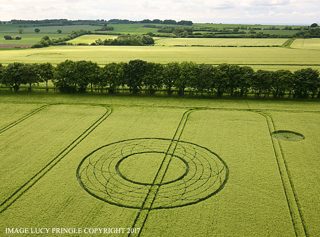 aerial of Broad Hinton from ccc