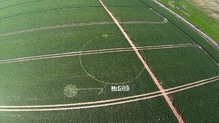 aerial of Barbury Hill