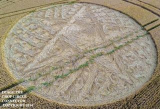 aerial of Cherington from ccc