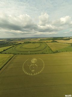 aerial of Figsbury Rings