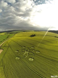 aerial of Chicklade from ccc