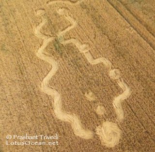 aerial of Roydon from ccc