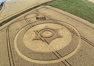 aerial of Avebury