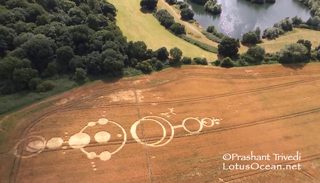 aerial of Roydon from ccc