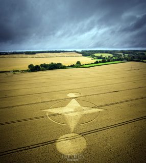aerial of Preston Candover
