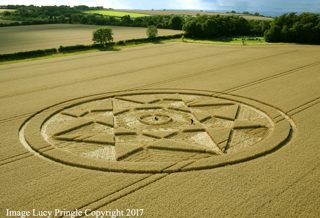 aerial of Rollright Stones from ccc