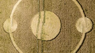 aerial of Bishops Sutton from ccc