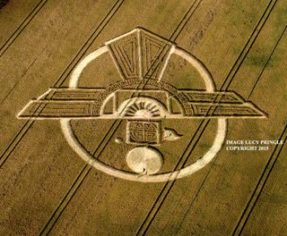 aerial of Barbury Castle from ccc