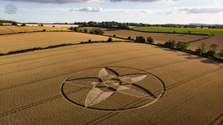 aerial of Bishops Sutton from ccc