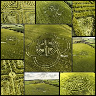 aerial of Blandford Forum