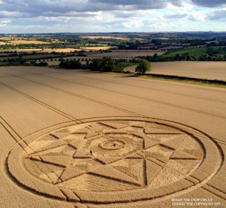 aerial of Rollright Stones from ccc