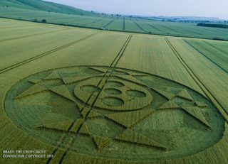 aerial of Hackpen HIll from ccc