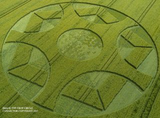 aerial of Maiden Bradley