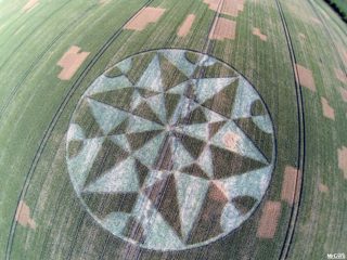 aerial of Hackpen Hill from ccc