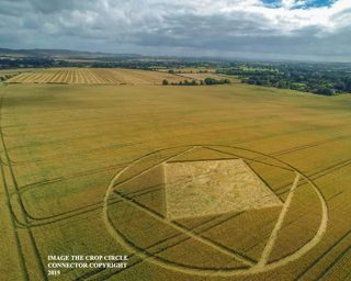 aerial of Etchilhampton from ccc