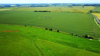 aerial of Broad Hinton from ccc