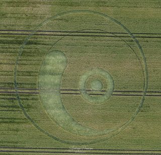 aerial of Berwick Bassett from ccc