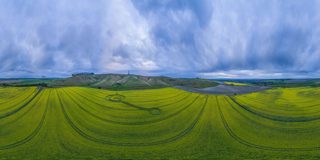 aerial of Cherhill from ccc