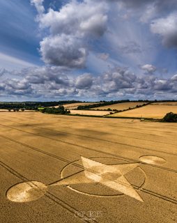 aerial of Preston Candover from ccc