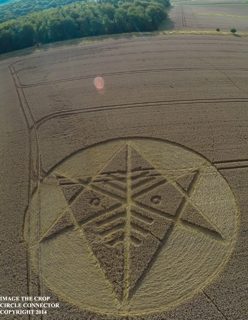aerial of Ackling Dyke