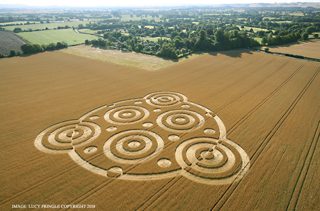 aerial of Etchilhampton from ccc