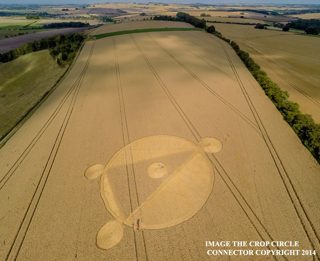 aerial of East Kennett from ccc