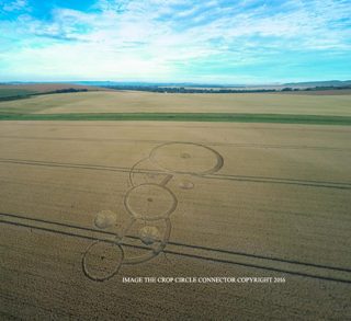 aerial of Alton Barnes