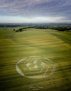 aerial of Stanton St Bernard