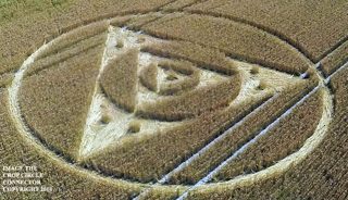 aerial of Etchilhampton from ccc