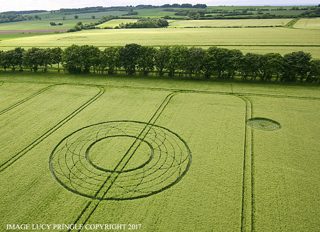 aerial of Broad Hinton from ccc