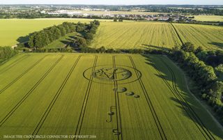 aerial of Sutton Hall