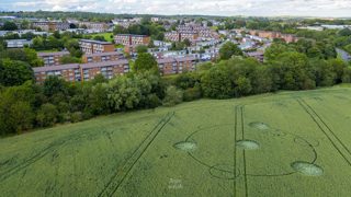 aerial of Dronfield