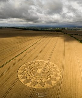 aerial of Roundway Hill
