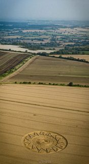 aerial of Roundway Hill from ccc