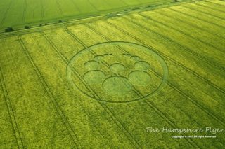 aerial of Tidcombe Down