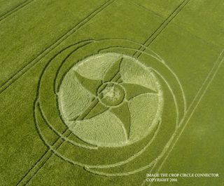 aerial of Silbury Hill