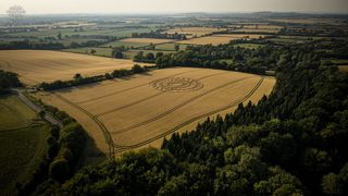 aerial of Woolstone from ccc