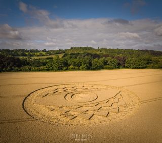 aerial of West Meon