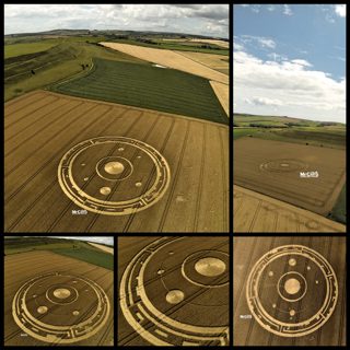 aerial of Maiden Castle