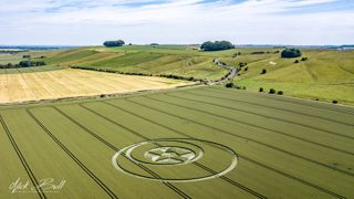 aerial of Broad Hinton from ccc