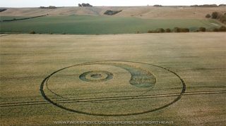 aerial of Berwick Bassett from ccc