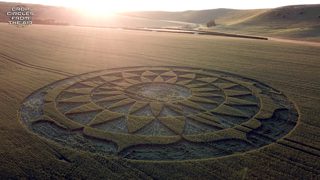 aerial of Ogbourne St George from ccc