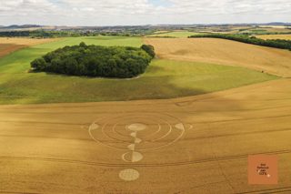 aerial of Luxenborough from ccc