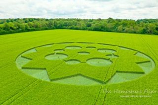 aerial of Crawley Down