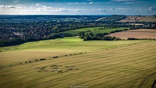 aerial of Etchilhampton from ccc