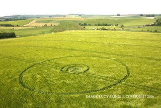 aerial of Silbury Hill from ccc