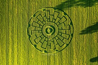 aerial of Sixpenny Handley from ccc