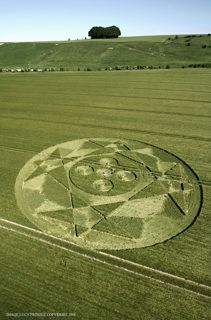aerial of Hackpen HIll from ccc