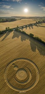 aerial of Cley Hill from ccc