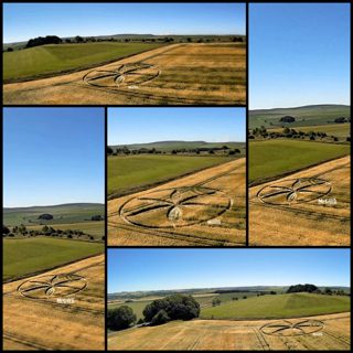aerial of Yatesbury from ccc